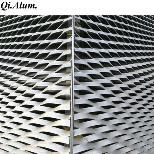 Cladding Mill Finish Aluminum Expanded Mesh